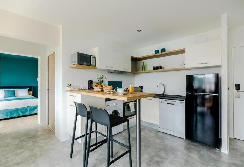 آپارتمان 1 خوابه با چشمانداز دریا, Résidence Santa Apolonia