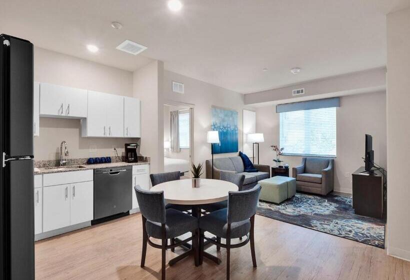 2 Bedroom Suite with Balcony, Waterwalk Extended Stay By Wyndham Raleigh   Rtp