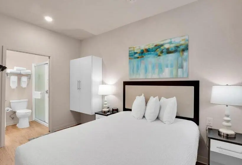 2 Bedroom Suite with Balcony, Waterwalk Extended Stay By Wyndham Raleigh   Rtp