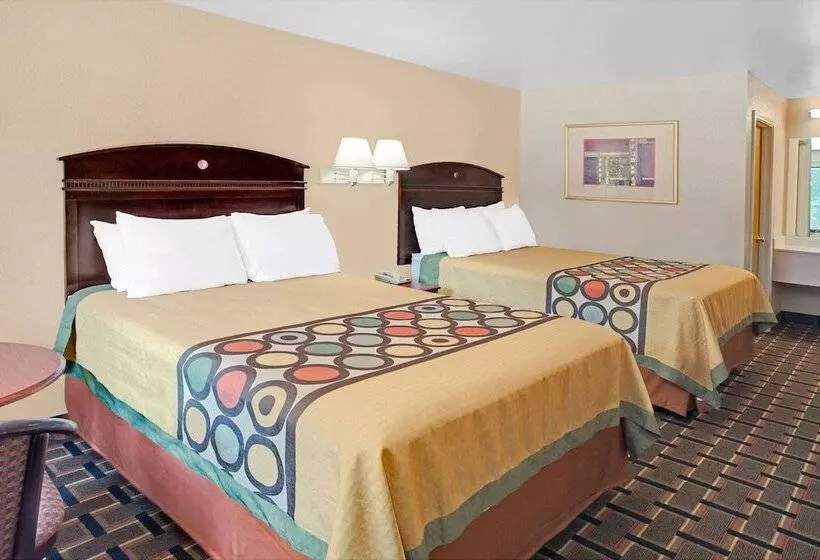 ２ダブルベッドのスタンダードルーム, Super 8 By Wyndham Acworth/atlanta Area