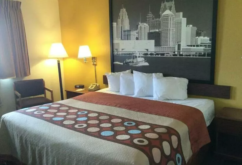 キングサイズベッドのデラックススイート, Super 8 By Wyndham Canton/livonia Area