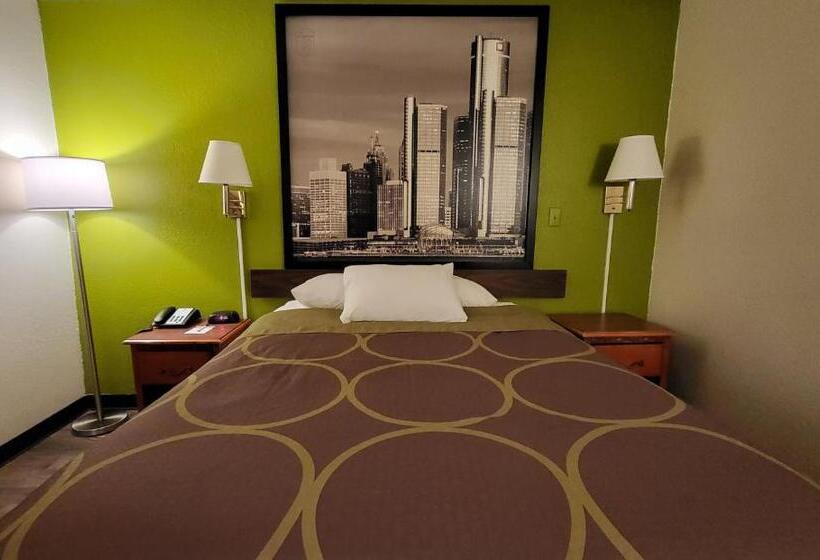 غرفة قياسية لذوى الاحتياجات الخاصة, Super 8 By Wyndham Canton/livonia Area