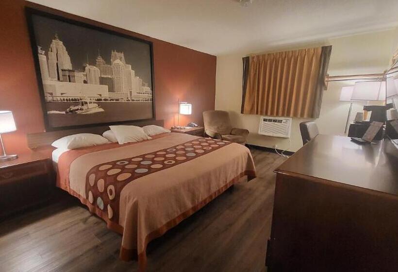غرفة قياسية سرير كينج, Super 8 By Wyndham Canton/livonia Area