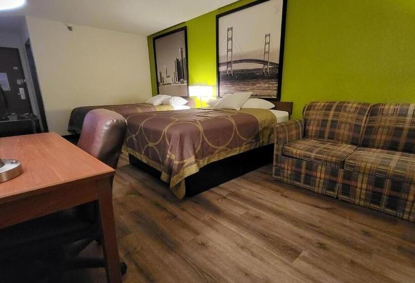 غرفة ديلوكس, Super 8 By Wyndham Canton/livonia Area