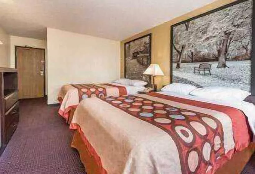 ２ダブルベッドのスタンダードルーム, Super 8 By Wyndham Franklin/middletown Area