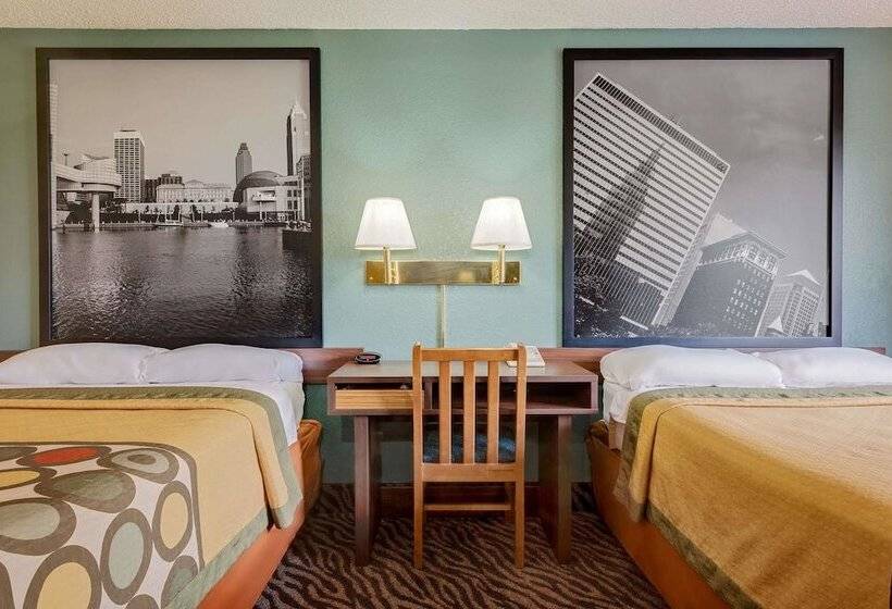 غرفه قياسيه سريرين مزدوجين, Super 8 By Wyndham Mentor/cleveland Area