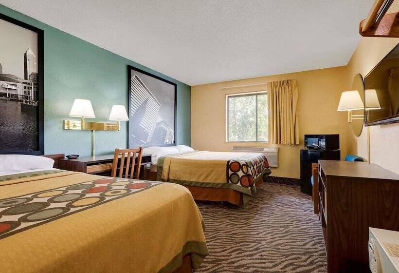 Номер Стандарт 2 Двуспальные Кровати, Super 8 By Wyndham Mentor/cleveland Area