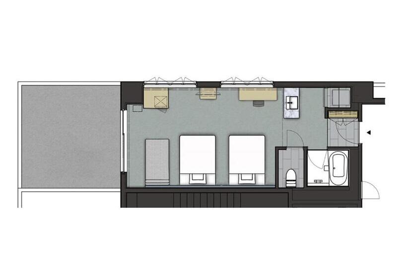 Номер Премиум, Lequ Okinawa Chatan Spa & Resort