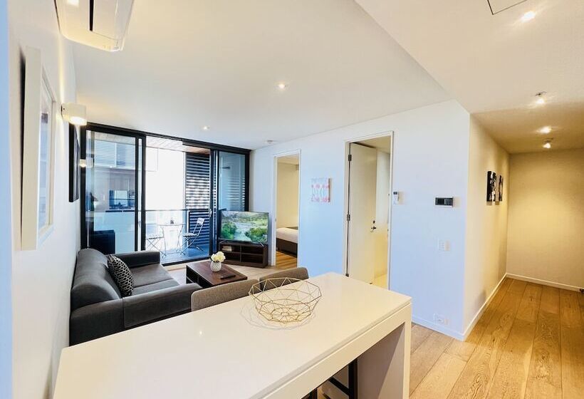 דירת אקזקיוטיב, חדר שינה 1, Flinders Street Apartments