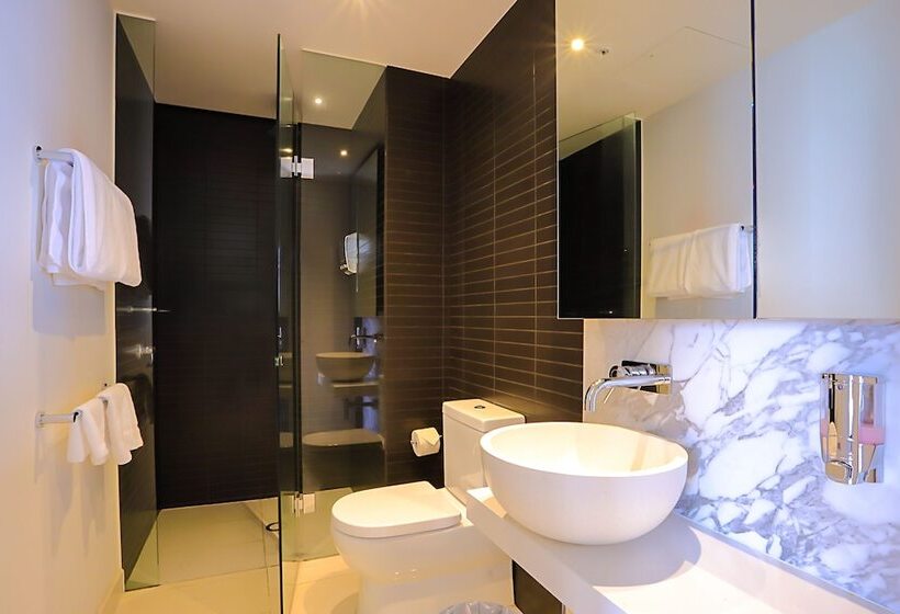 דירת אקזקיוטיב, חדר שינה 1, Flinders Street Apartments