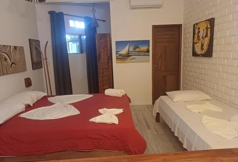 חדר דלוקס לשלושה, La Vista Suítes Preá