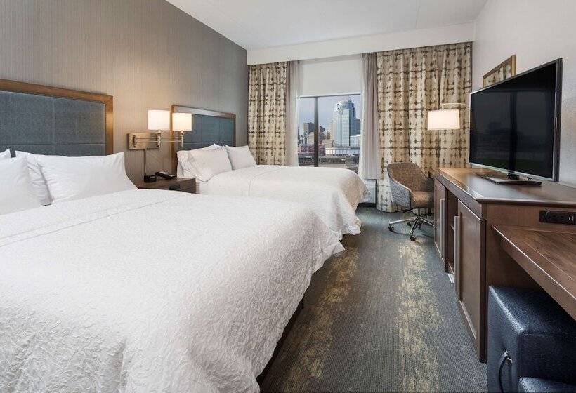 اتاق استاندارد با 2 تخت دوبل, Hampton Inn & Suites Newport/cincinnati