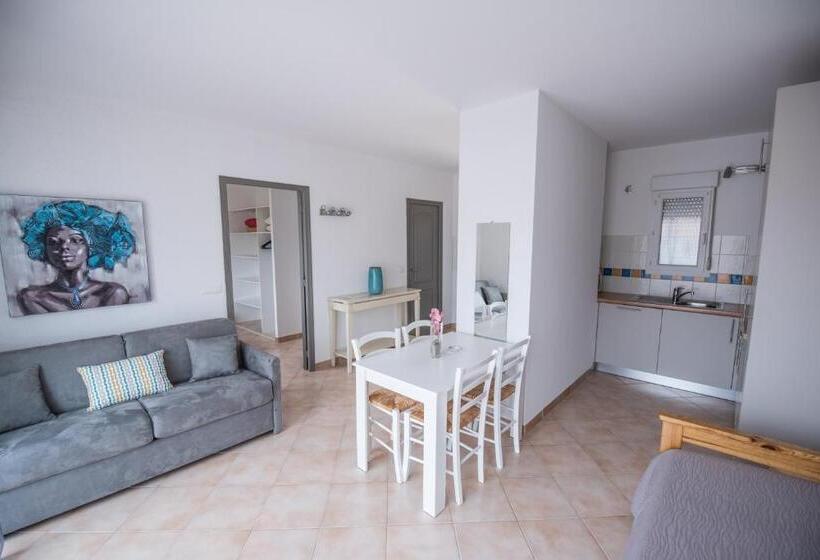 Апартаменты 1 Спальня, Les Alizés Résidence & Spa