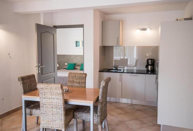 Апартаменты 1 Спальня, Les Alizés Résidence & Spa