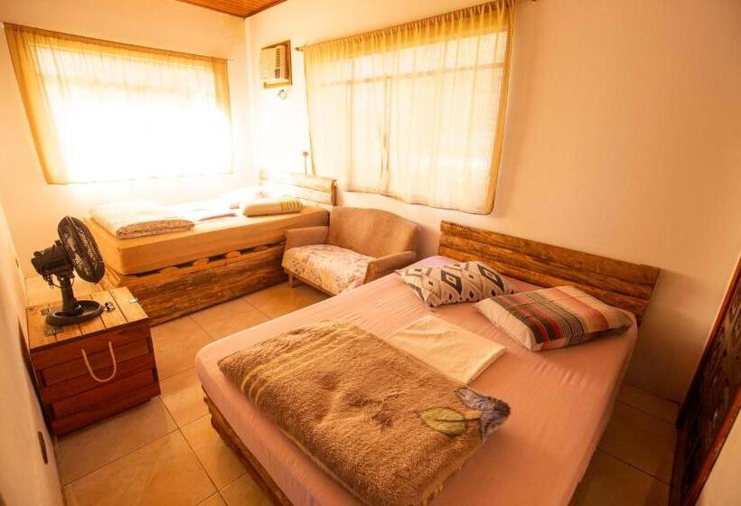 스탠다드 4인용 룸 공용 욕실, Ecohostel Dos Canyons Santa Catarina