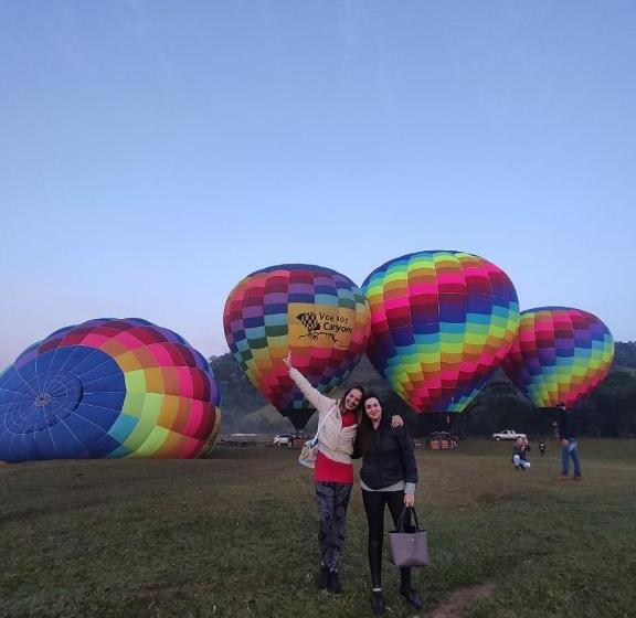 חדר סטנדרטי לארבעה עם חדר אמבטיה משותף, Ecohostel Dos Canyons Santa Catarina