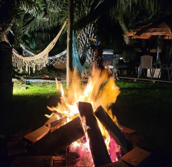 חדר סטנדרט חדר אמבטיה משותף, Ecohostel Dos Canyons Santa Catarina