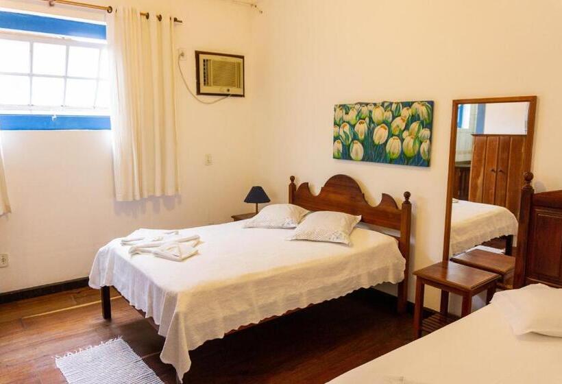 Номер Стандарт Трехместный, Pousada água Viva