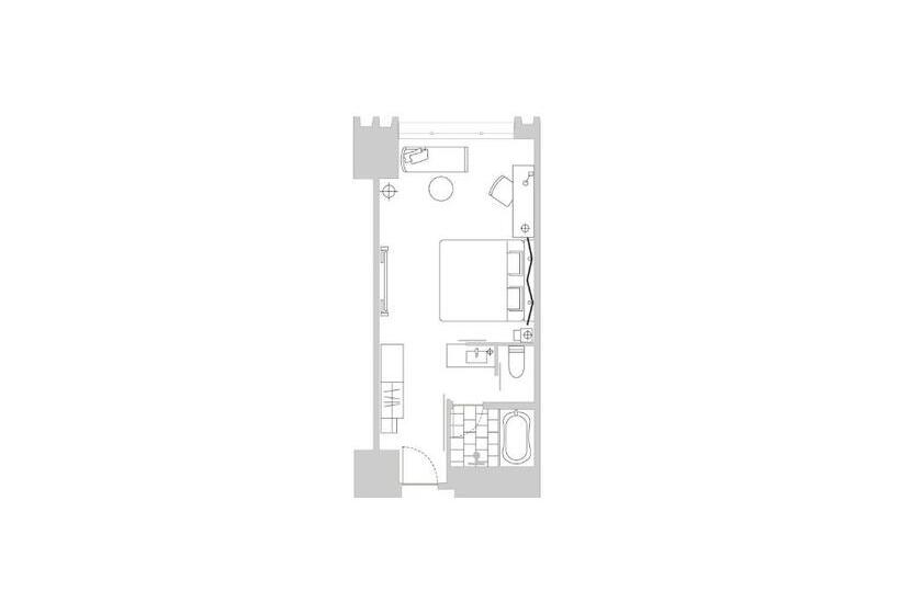 غرفة قياسية سرير كينج, Hyatt Regency Yokohama