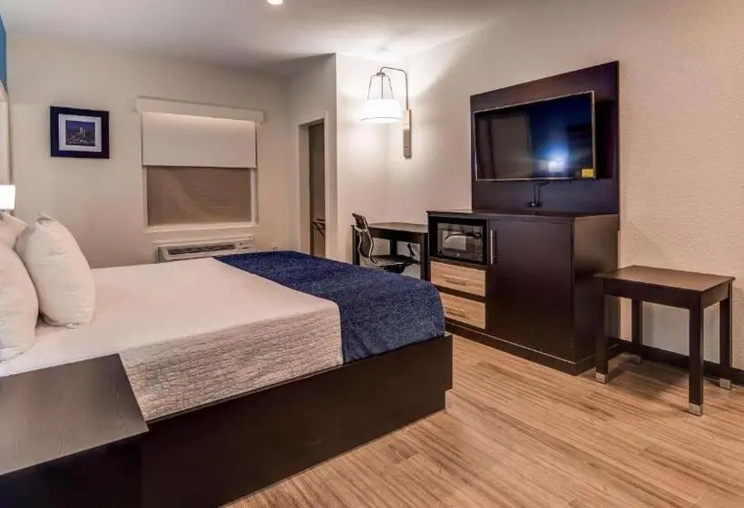 身障者適用キングサイズベッドルーム, Surestay Plus Hotel By Best Western Humble