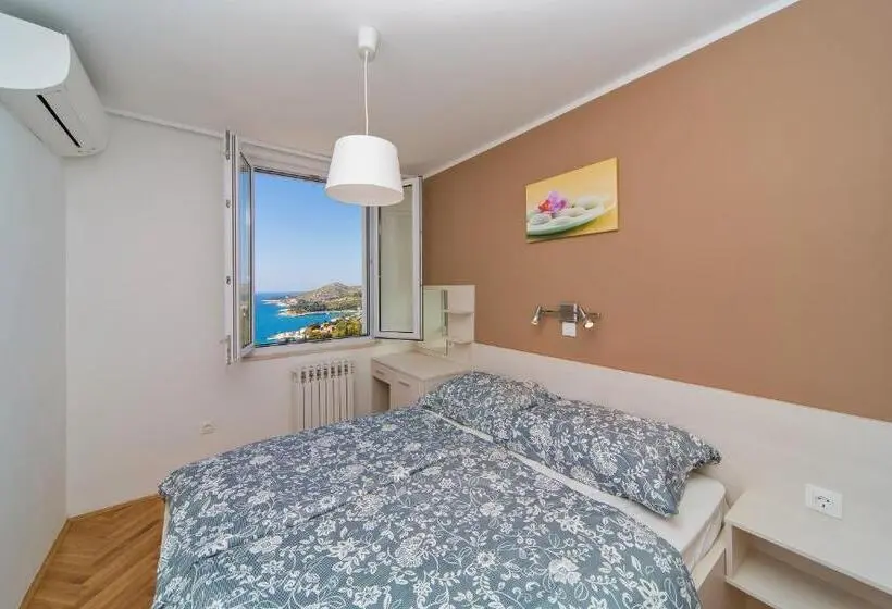 اتاق استاندارد با چشم‌انداز دریا, Villa Narona
