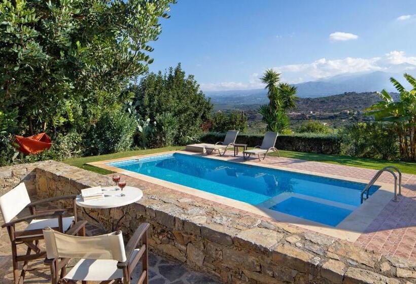 וילה עם חדר שינה אחד ובריכת שחיה, Melidoni X Village