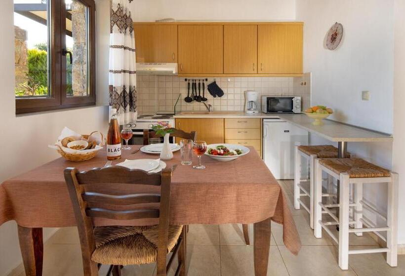 וילה עם חדר שינה אחד ובריכת שחיה, Melidoni X Village