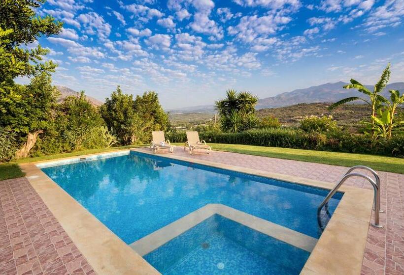 וילה עם חדר שינה אחד ובריכת שחיה, Melidoni X Village