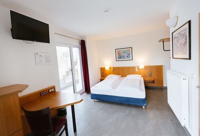 标准间带阳台, Heilbronner Hotel Am Schönen Theater