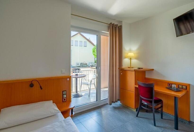 带阳台的标准单人间, Heilbronner Hotel Am Schönen Theater