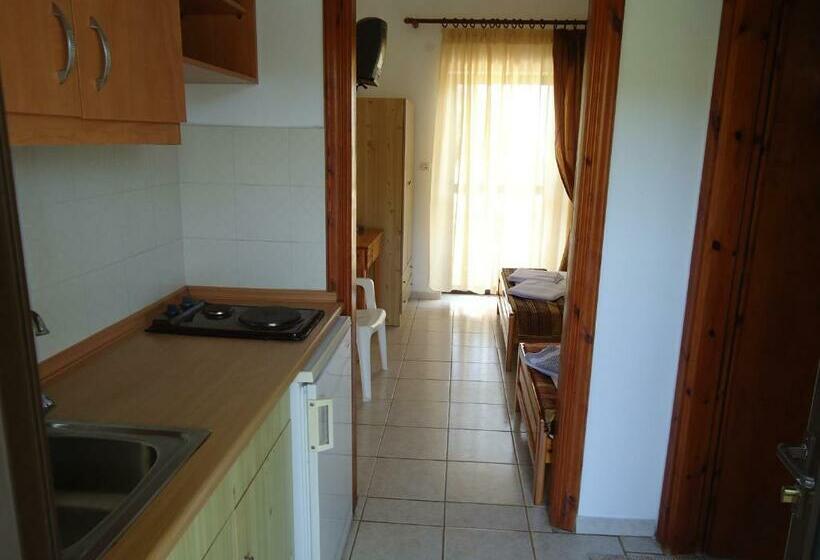 חדר סטנדרט לשלושה עם מרפסת, Electra Studios