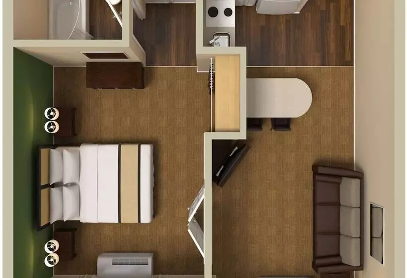 スイート, Extended Stay America Suites  Kansas City  Overland Park  Metcalf Ave