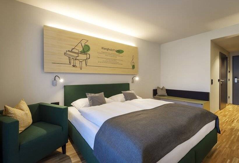 غرفة قياسية فردية, Jufa Hotel Laterns   Klangholzhus