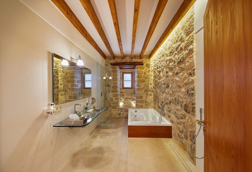 キングサイズベッドのデラックスルーム, Cas Comte Suites & Spa   Adults Only