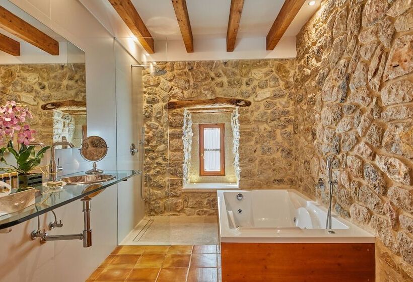 キングサイズベッドのデラックスルーム, Cas Comte Suites & Spa   Adults Only