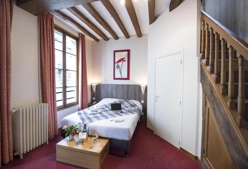 غرفة دوبلكس, Cristal Hôtel Restaurant   Logis Hotels