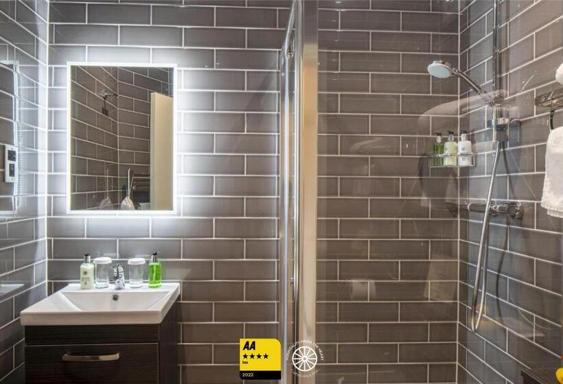 标准单人间, The Tudor House Hotel, Tewkesbury, Gloucestershire