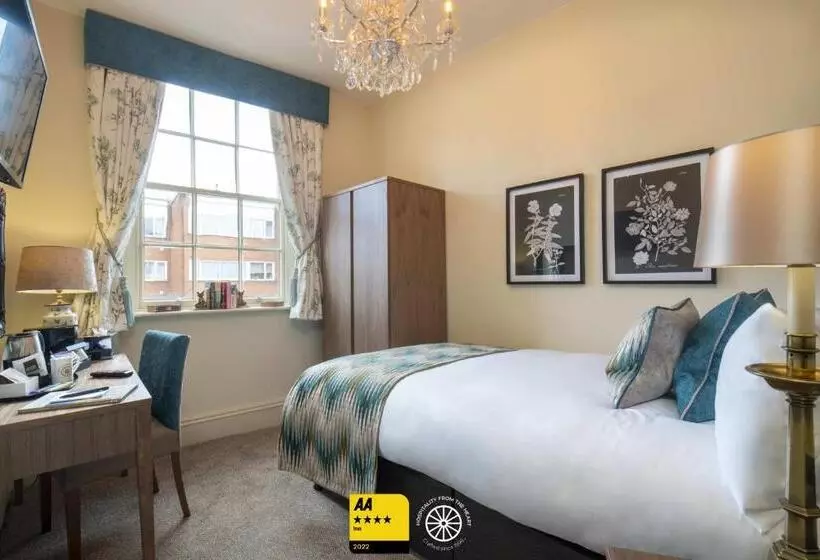 スタンダードシングルルーム, The Tudor House Hotel, Tewkesbury, Gloucestershire