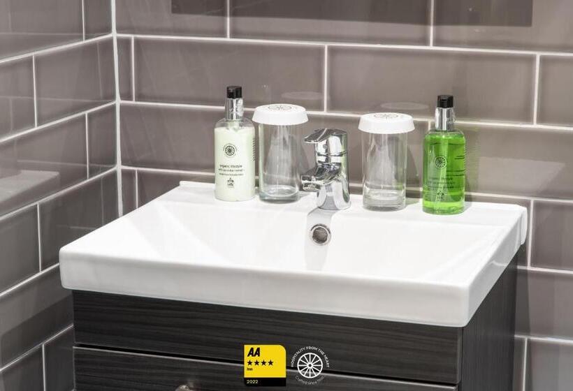 标准单人间, The Tudor House Hotel, Tewkesbury, Gloucestershire