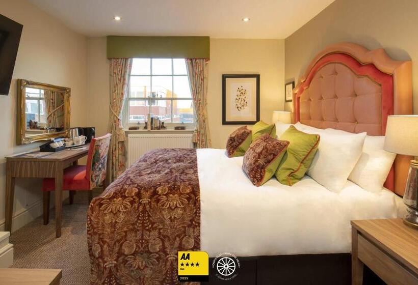 标准间, The Tudor House Hotel, Tewkesbury, Gloucestershire