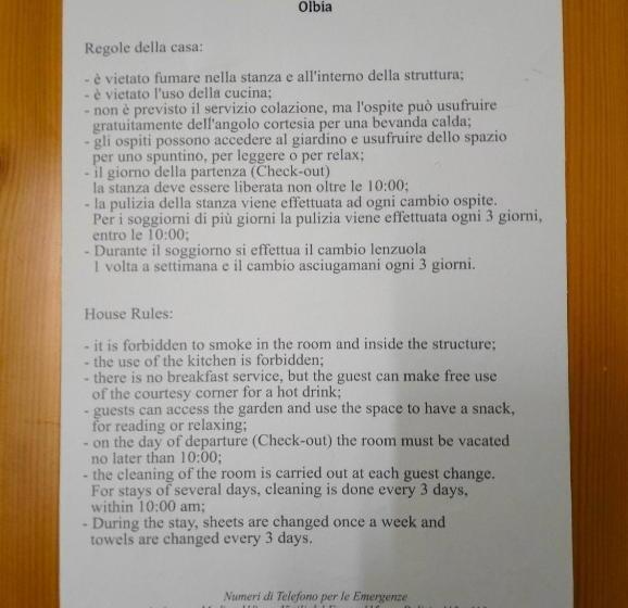 غرفة قياسية, Affittacamere Alisso