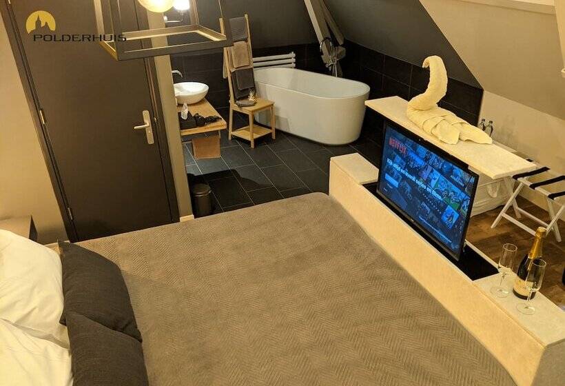 غرفة ديلوكس, Polderhuis Bed & Breakfast
