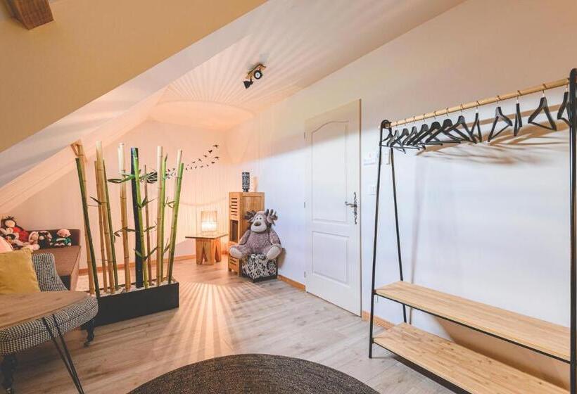 غرفة عائلية, Chambres D Hôtes Les Colombes