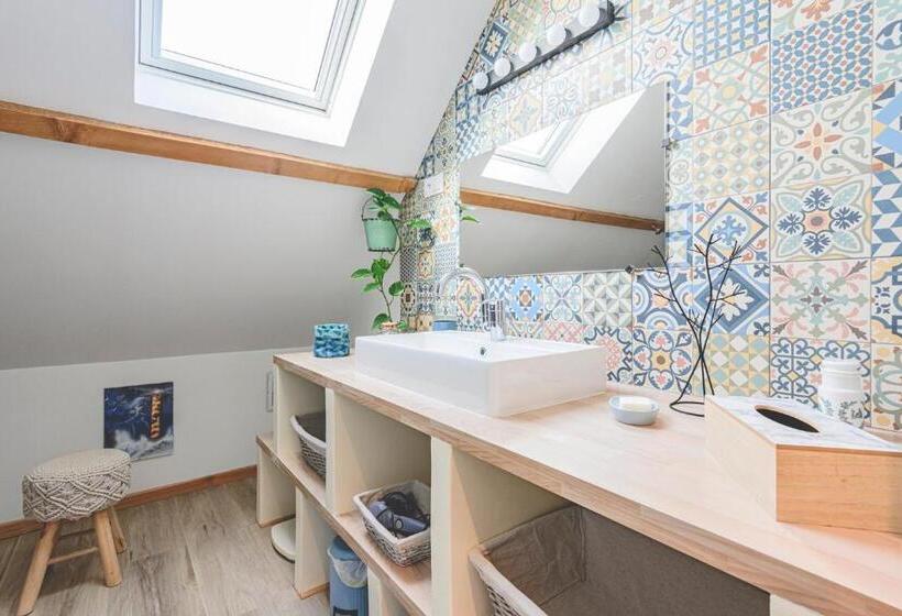 غرفة عائلية, Chambres D Hôtes Les Colombes