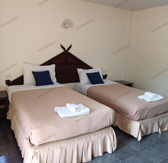 غرفة قياسية مطلّة علي حمام السباحة, Ban Nam Mao Resort