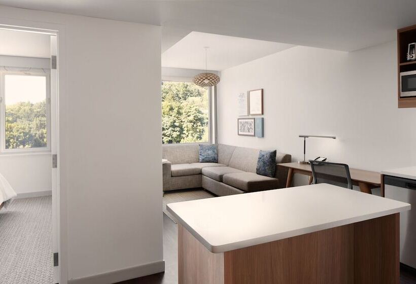 سوییت با چشمانداز کوه, Element Asheville Downtown