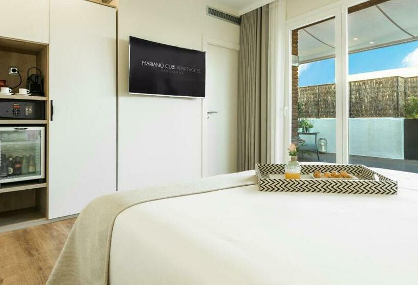 Полулюкс Одноместный с Террасой, Aparthotel Mariano Cubi Barcelona