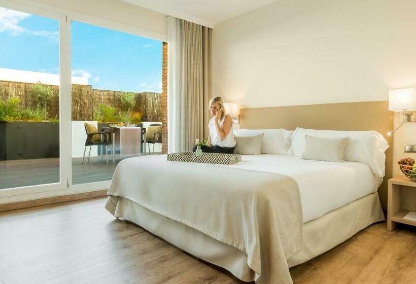 Полулюкс Одноместный с Террасой, Aparthotel Mariano Cubi Barcelona