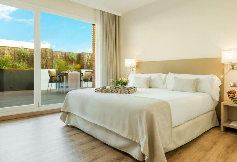 Полулюкс Одноместный с Террасой, Aparthotel Mariano Cubi Barcelona