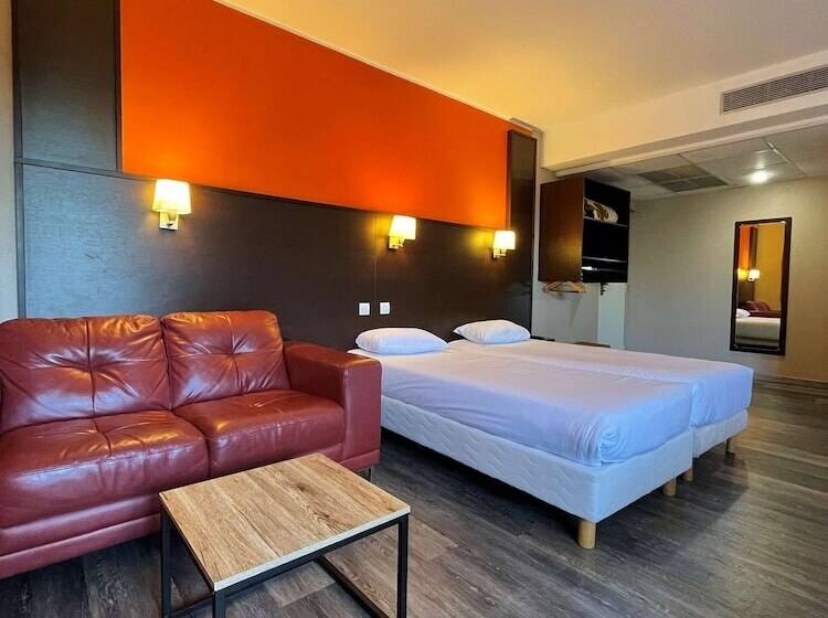 스탠다드 룸, Hôtel Restaurant Kyriad Direct Dijon Nord   Zenith   Toison D Or